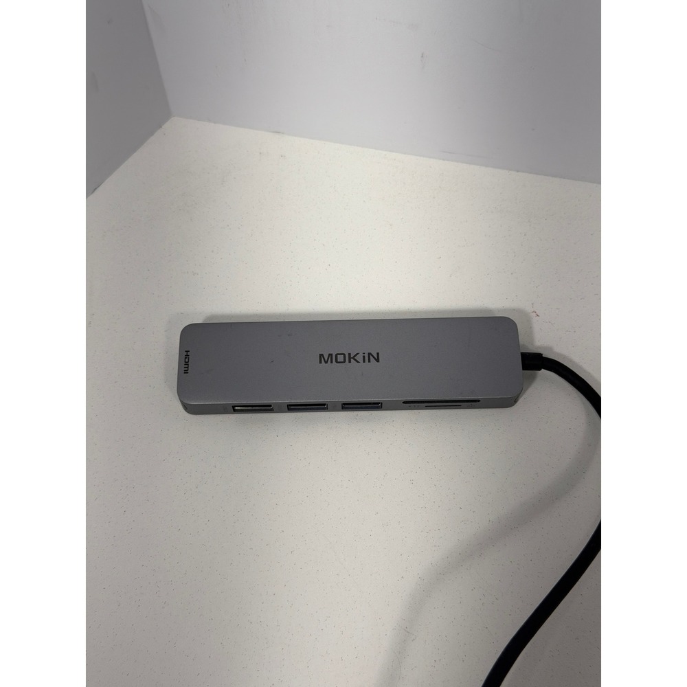 MOKIN USB C to HDMI Adapter Hub MOUC0116C Space Gray‎ 6-in-1 Multiport Dongle